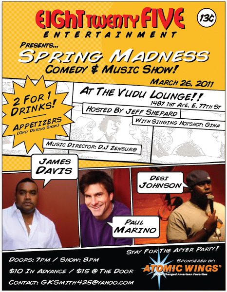 Spring Madness Comedy & Music Show